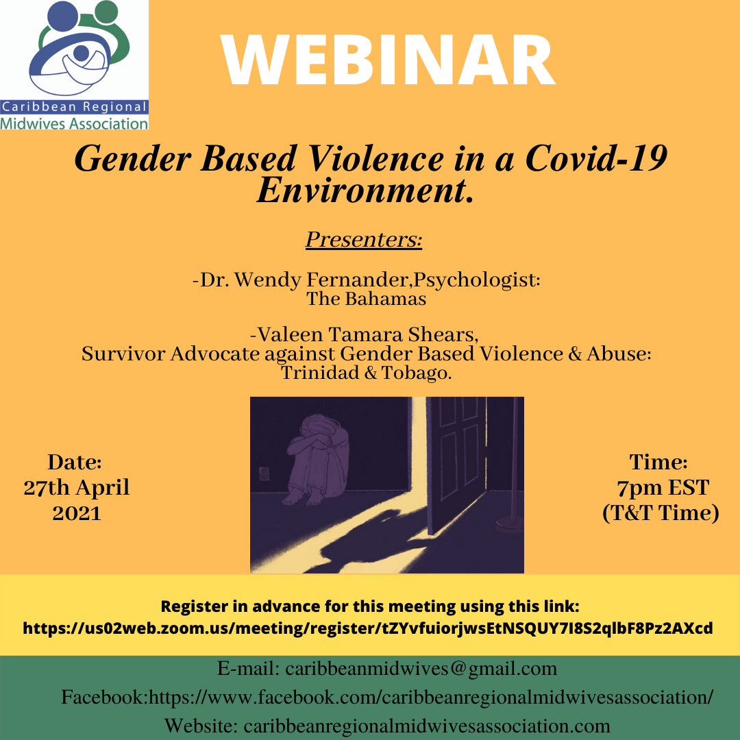 CRMA Webinar 27.04.21-Gender Based Violence in a Covid-19 Environment.